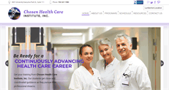 Desktop Screenshot of chosenhealthcareinstitute.com