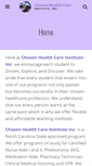 Mobile Screenshot of chosenhealthcareinstitute.com